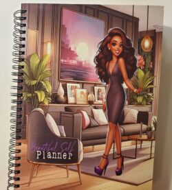 A5 purple binder