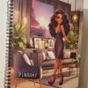 A5 purple binder